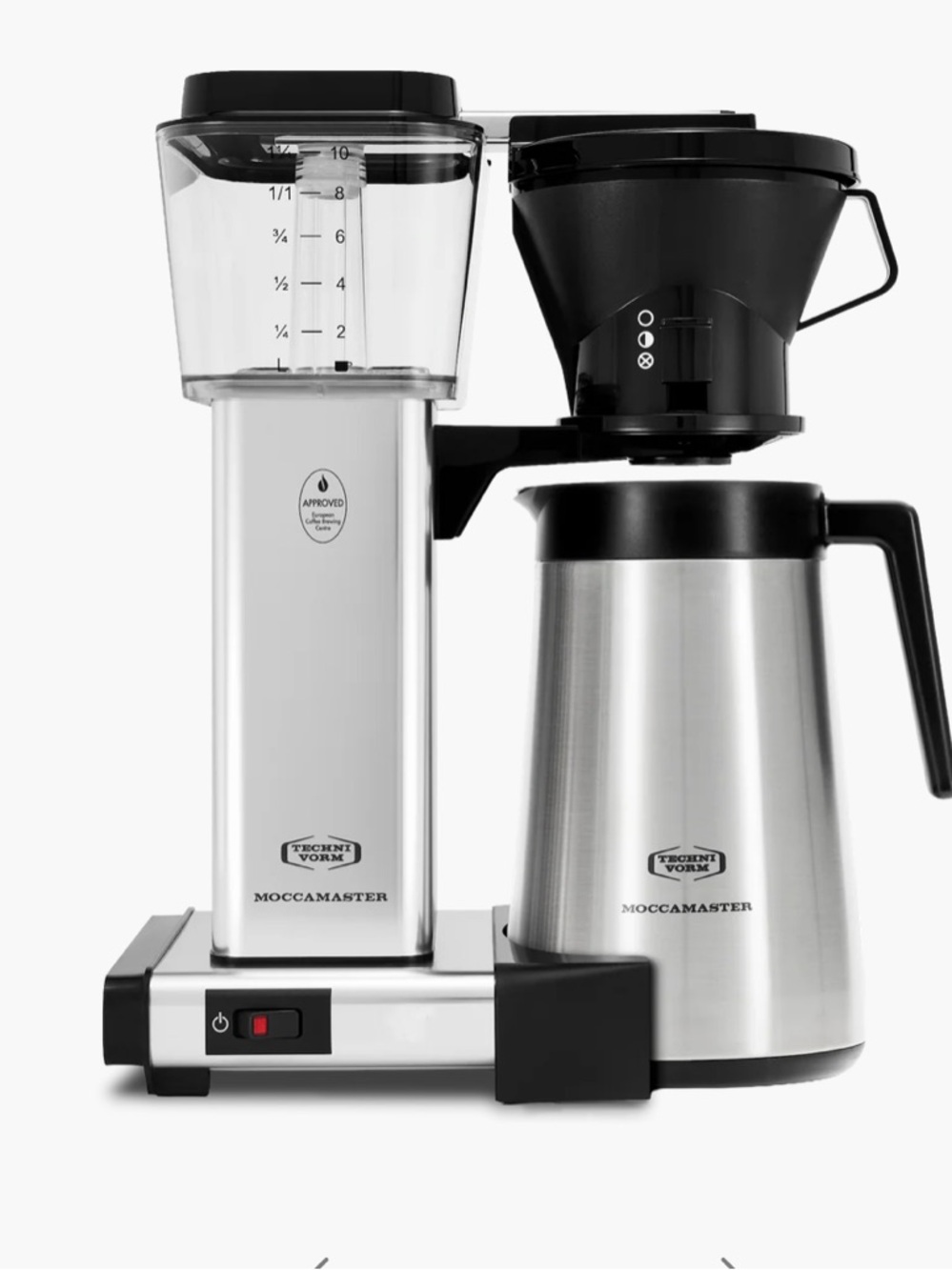 Mocca Master Stainless Steel and Black Drip Coffee Maker
